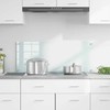 Virtuvės atbraila Pienas 100 x 40 cm grūdintas stiklas