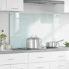 Virtuvės atbraila Pienas 100 x 60 cm grūdintas stiklas