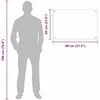 Virtuvės atbraila 2 pcs Balta 80 x 60 cm grūdintas stiklas