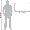 Virtuvės atbraila 2 pcs Balta 90 x 50 cm grūdintas stiklas