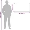 Virtuvės atbraila 2 pcs Juoda 100 x 50 cm grūdintas stiklas