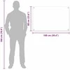 Virtuvės atbraila 2 pcs Skaidrus 100 x 60 cm grūdintas stiklas