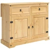 Virtuvės vežimėlis 2 pcs Medaus vaškas 112 x 70 x 91,5 cm