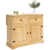 Virtuvės vežimėlis 2 pcs Medaus vaškas 112 x 70 x 91,5 cm