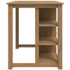 Virtuvės vežimėlis PANAMA 2 pcs Medaus vaškas 112 x 77 x 90 cm