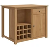 Virtuvės vežimėlis PANAMA 2 pcs Medaus vaškas 112 x 77 x 90 cm