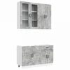Virtuvės vienetas KALMAR 4 pcs Betono pilka Apdirbta mediena