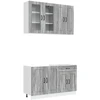 Virtuvės vienetas KALMAR 4 pcs Pilka Sonoma Apdirbta mediena