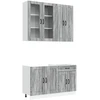 Virtuvės vienetas KALMAR 4 pcs Pilka Sonoma Apdirbta mediena
