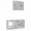 Virtuvės vienetas KALMAR 5 pcs Betono pilka Apdirbta mediena