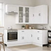 Virtuvės vienetas KALMAR 8 pcs Itin blizgi balta