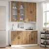 Virtuvės vienetas LUCCA 4 vnt. Artisano ąžuolo Apdirbta mediena