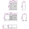 Virtuvės vienetas LUCCA 5 pcs Balta