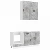 Virtuvės vienetas LUCCA 5 pcs Betono pilka Apdirbta mediena