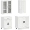 Virtuvės vienetas LUCCA 8 pcs Itin blizgi balta