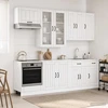 Virtuvės vienetas LUCCA 8 pcs Itin blizgi balta