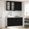 Virtuvės vienetas LYON 4 pcs Juodojo ąžuolo Apdirbta mediena