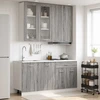 Virtuvės vienetas LYON 4 pcs Pilka Sonoma Apdirbta mediena