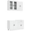 Virtuvės vienetas PORTO 4 pcs Itin blizgi balta