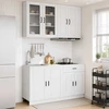 Virtuvės vienetas PORTO 4 pcs Itin blizgi balta