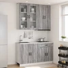 Virtuvės vienetas PORTO 4 pcs Pilka Sonoma Apdirbta mediena
