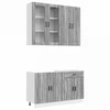Virtuvės vienetas PORTO 4 pcs Pilka Sonoma Apdirbta mediena