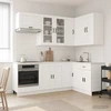 Virtuvės vienetas PORTO 8 pcs Itin blizgi balta