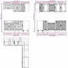 Virtuvinių spintelių komplektas, 11 dalių, Lucca, balta