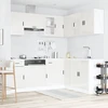 Virtuvinių spintelių komplektas, 11 dalių, Porto, balta