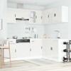 Virtuvinių spintelių komplektas, 11 dalių, Porto, balta