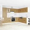 Virtuvinių spintelių komplektas, 14 dalių, Lucca, artisano
