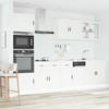 Virtuvinių spintelių komplektas, 7 dalių, Porto, balta
