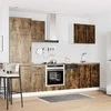 Virtuvinių spintelių komplektas, 7 dalių, Kalmar, dūminio