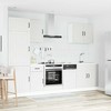 Virtuvinių spintelių komplektas, 7 dalių, Lucca, balta