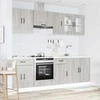 Virtuvinių spintelių komplektas, 8 dalių, Kalmar, pilka