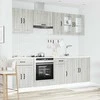 Virtuvinių spintelių komplektas, 8 dalių, Kalmar, pilka