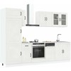 Virtuvinių spintelių komplektas, 8 dalių, Kalmar, balta