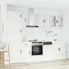 Virtuvinių spintelių komplektas, 8 dalių, Porto, balta