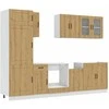 Virtuvinių spintelių komplektas, 8 dalių, Kalmar, artisano