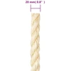 Virvė, 25m, 100% sizalis, 20mm