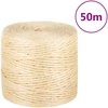 Virvė, 50m, 100% sizalis, 4mm