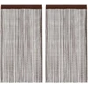 Virvelinės užuolaidos, 2vnt., 100x250cm, rudos spalvos