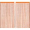 Virvelinės užuolaidos, 2vnt., 140x250cm, oranžinės spalvos