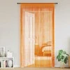 Virvelinės užuolaidos, 2vnt., 140x250cm, oranžinės spalvos