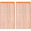 Virvelinės užuolaidos, 2vnt., 140x250cm, oranžinės spalvos