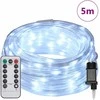 Virvės Šviesa su 120 LED Šalta balta 5 m PVC