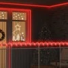 Virvės Šviesa su 1200 LED Raudona 50 m PVC