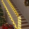 Virvės Šviesa su 1200 LED Šilta balta 50 m PVC