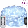 Virvės Šviesa 240 LED Šalta balta 10 m