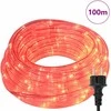 Virvės Šviesa su 2400 LED Raudona 100 m PVC